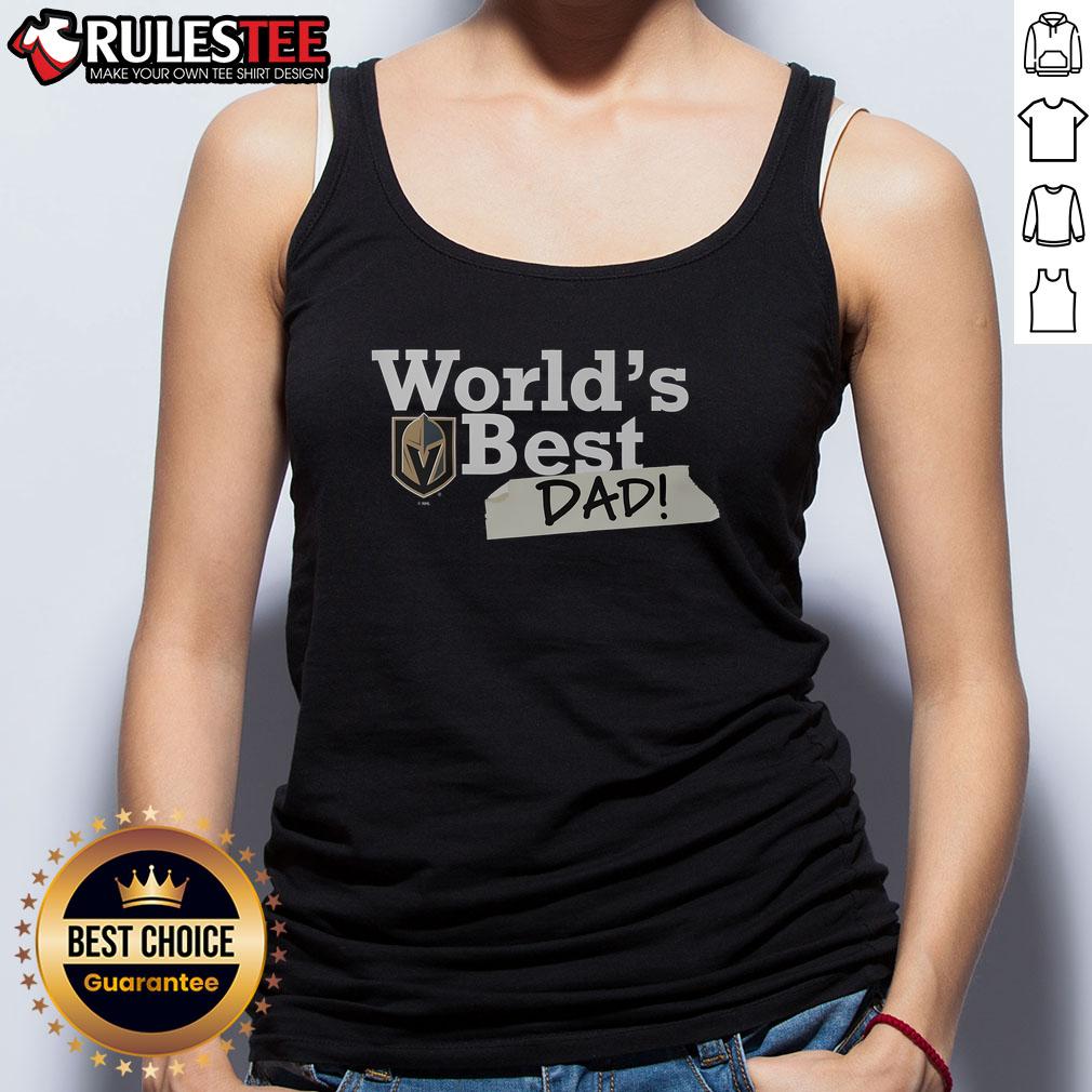 Awesome Vegas Golden Knights World's Best Dad T-Shirt - Image 4