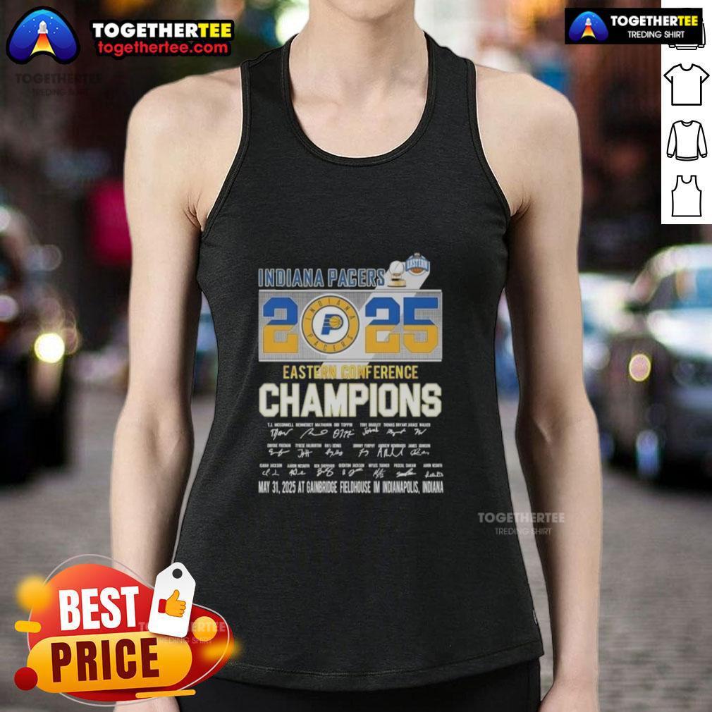 Hot 2025 Indiana Pacers Eastern Conference Champions T.J Mcconnell And Players Indiana Pacers T-Shirt - Image 4