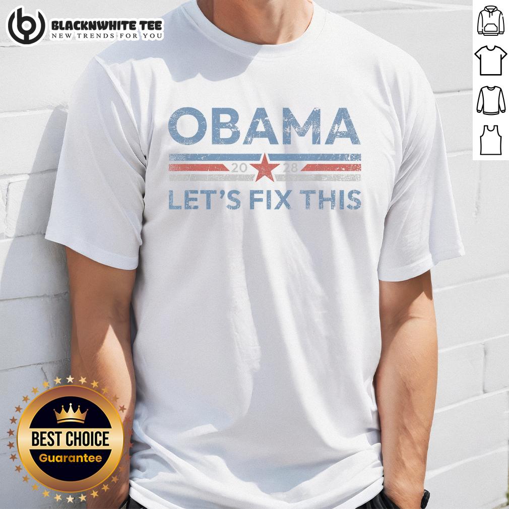 Premium Obama 2028 Political Protest Rally T-Shirt