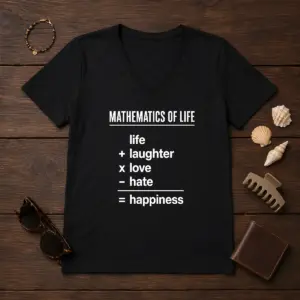 Alternative view of Hot Mathematics Of Life Shirt