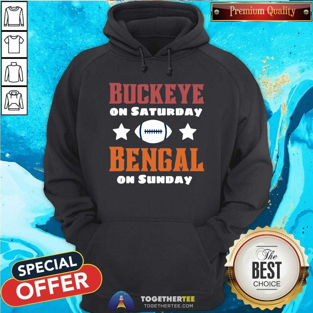 Buckeye On Saturday Bengal On Sunday Shirt - Image 5
