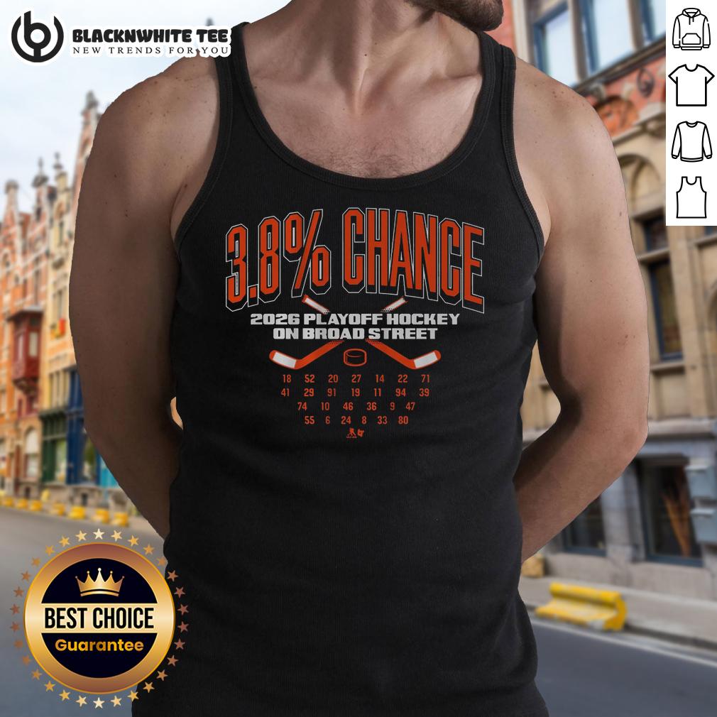 Awesome Philadelphia Hockey 3.8% Chance T-Shirt - Image 4