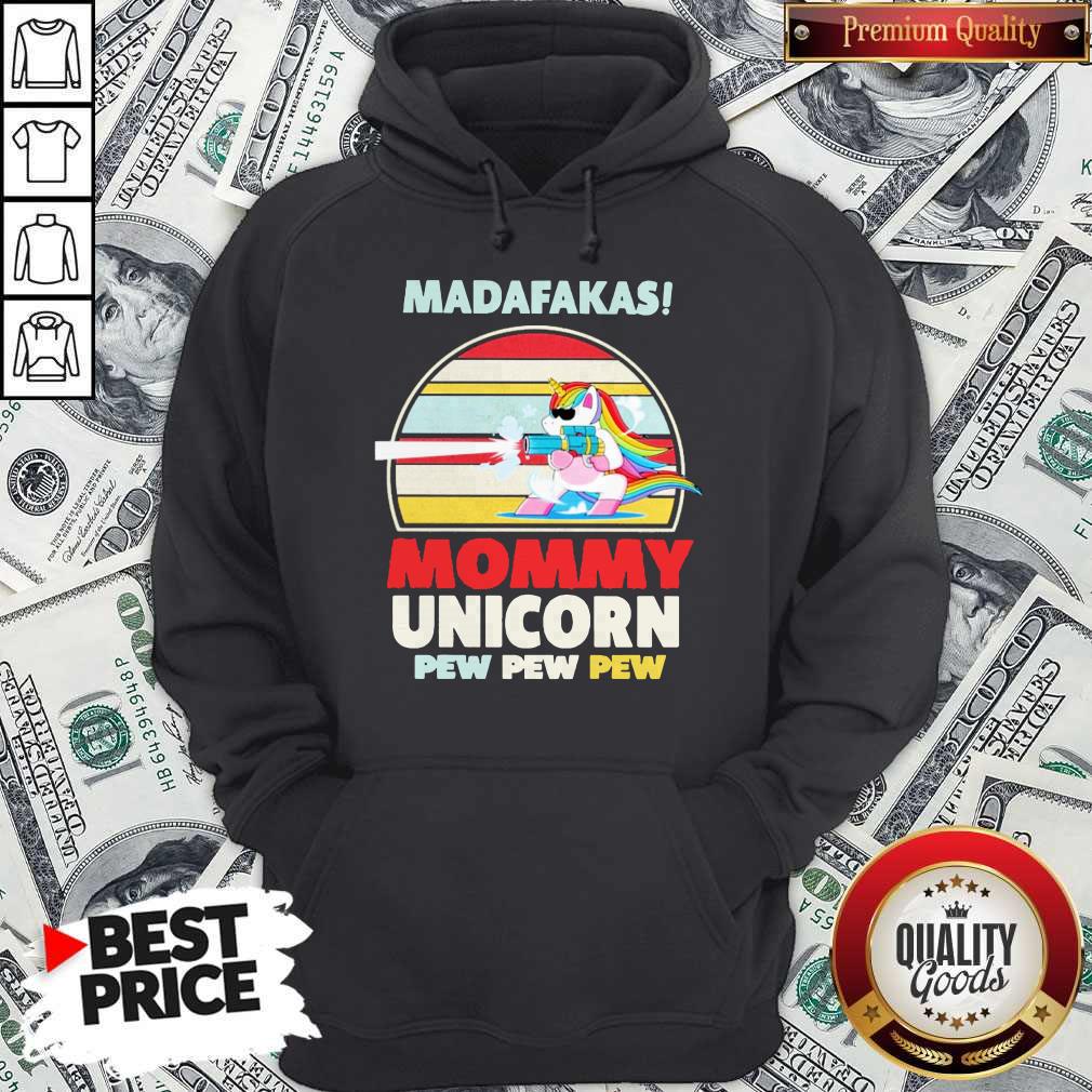 Cute LGBT Baby Unicorn Madafakas Mommy Unicorn Pew Pew Pew Shirt - Image 5