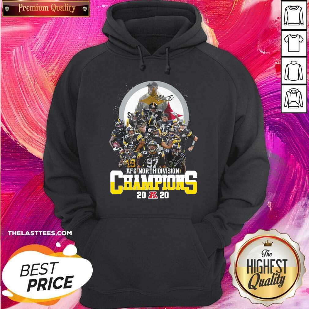 Happy Afc North Division Champions Pittsburgh Steelers Signatures Shirt - Image 5