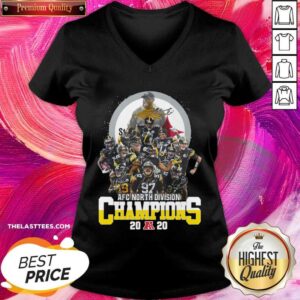 Alternative view of Happy Afc North Division Champions Pittsburgh Steelers Signatures Shirt