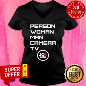 Alternative view of Person Woman Man Camera TV Joe 2020 Shirt