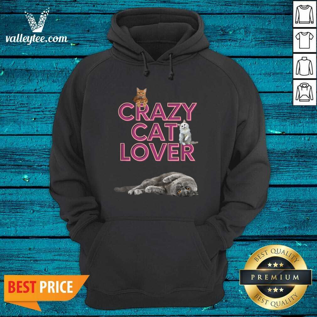 Premium Crazy Cat Lover Shirt - Image 2