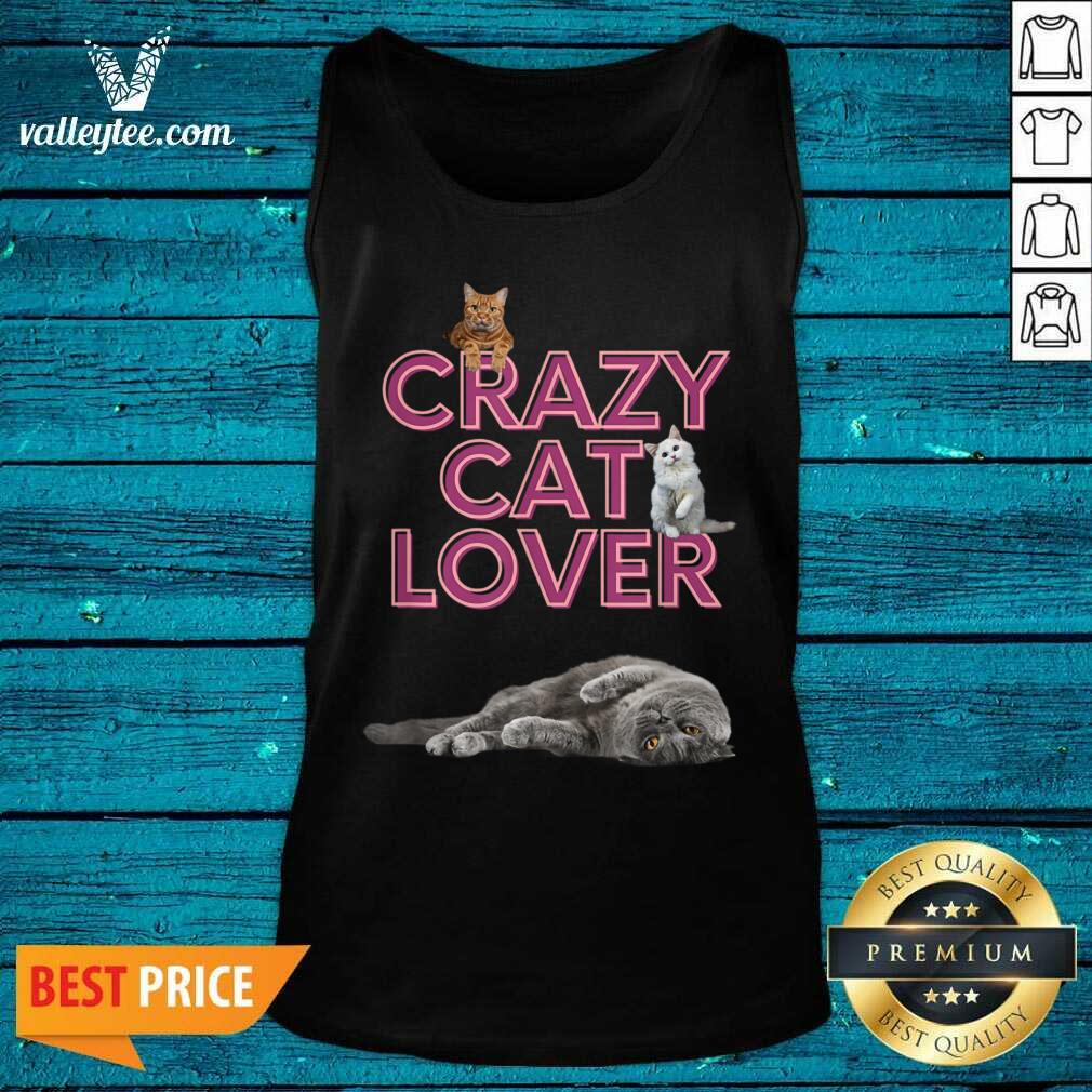 Premium Crazy Cat Lover Shirt - Image 4