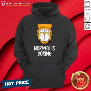 Alternative view of Garfield Normal Is Boring T-shirt