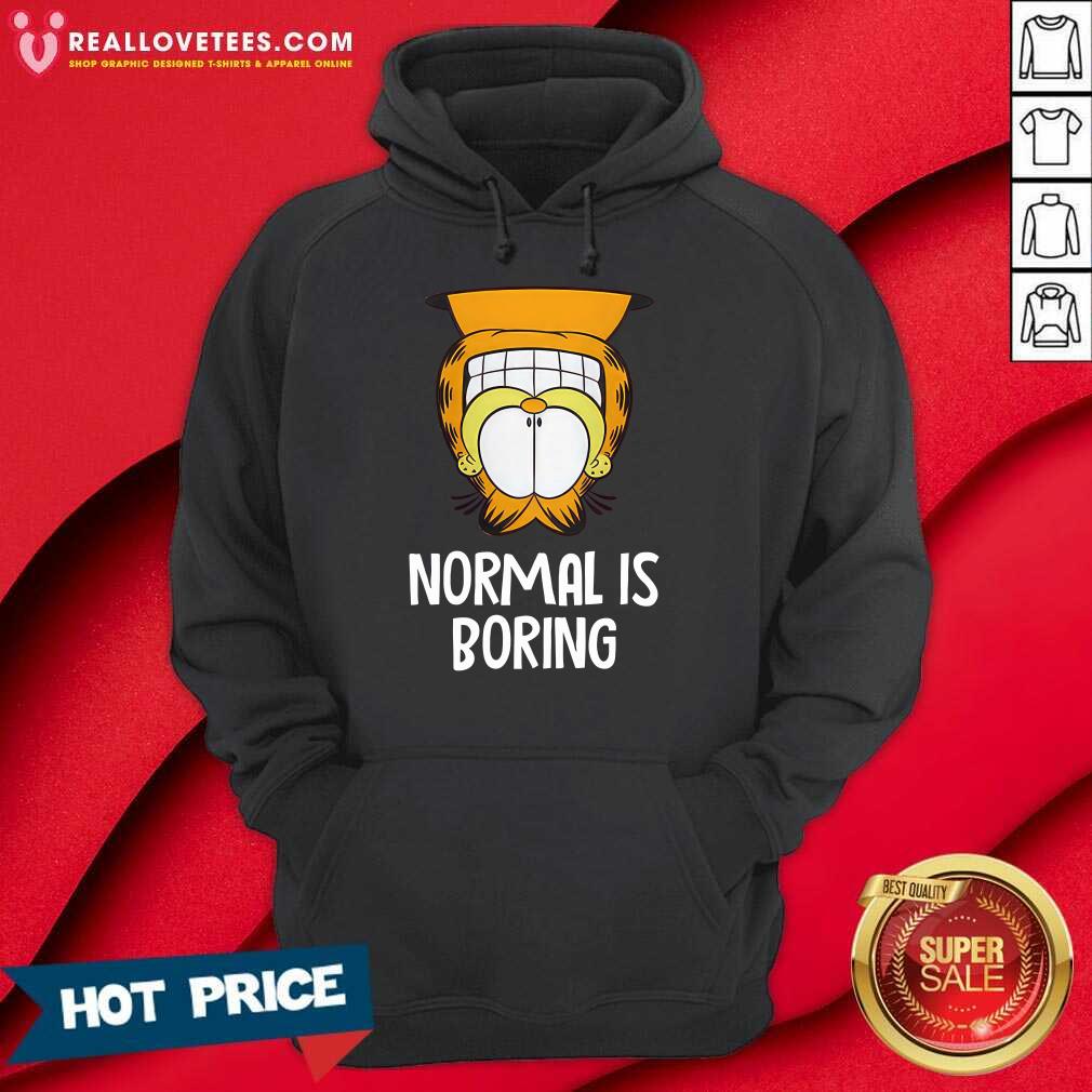 Garfield Normal Is Boring T-shirt - Image 2