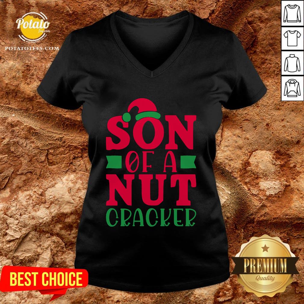 Perfect Son Of A Nut Cracker Christmas Joke Shirt - Image 2
