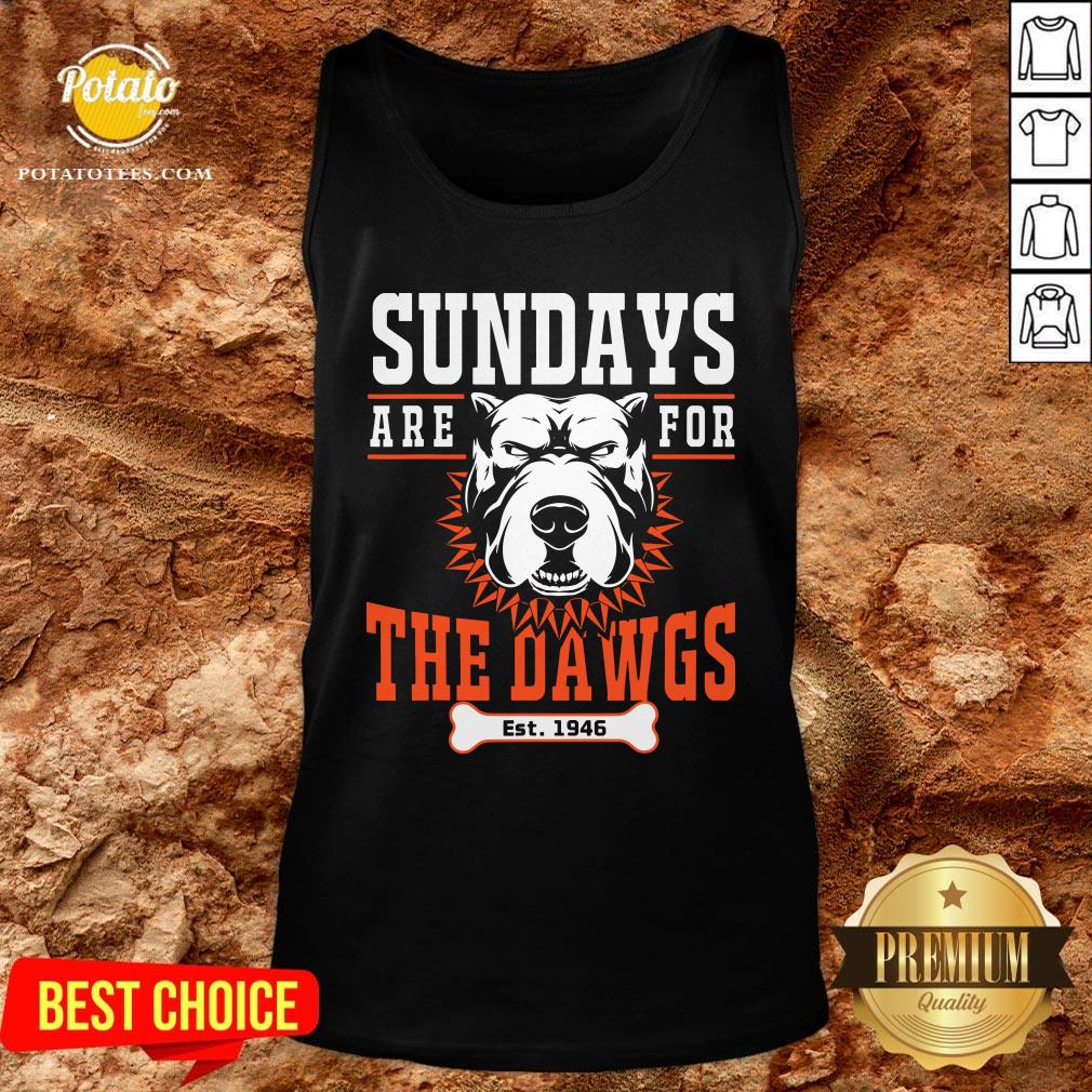 Pretty Sundays Are For The Dawgs Cleveland Shirt - Image 3