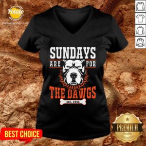 Alternative view of Pretty Sundays Are For The Dawgs Cleveland Shirt