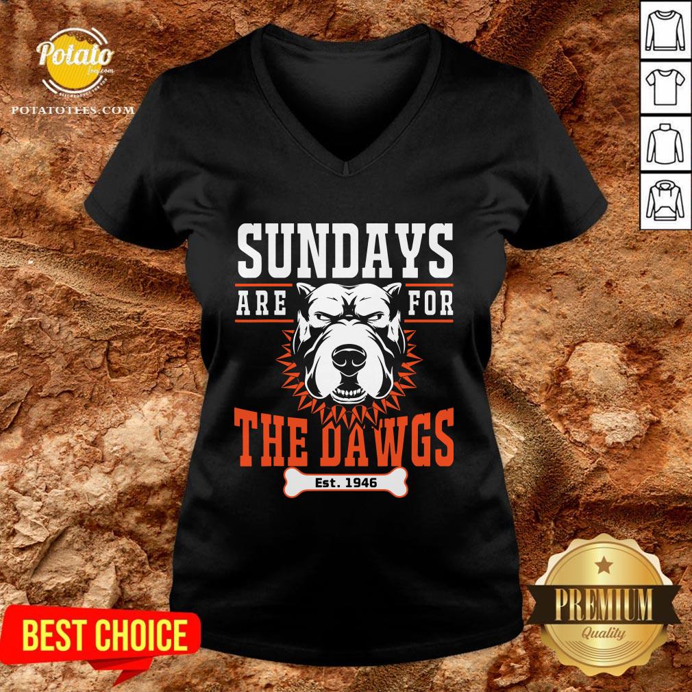 Pretty Sundays Are For The Dawgs Cleveland Shirt - Image 2