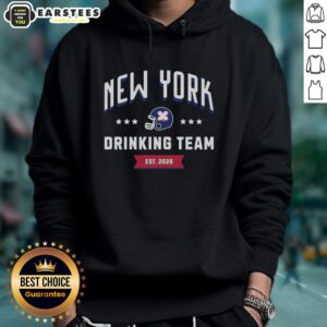 Alternative view of Awesome New York Giants Drinking Team Est 2026 Helmet T-Shirt