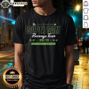 Awesome Seattle Seahawks NFL 2025 World Champions Super Sam Revenge Tour T-Shirt