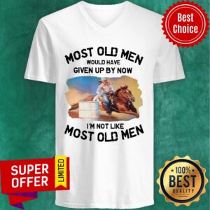Alternative view of Most Old Men Barrel Racing Shirt