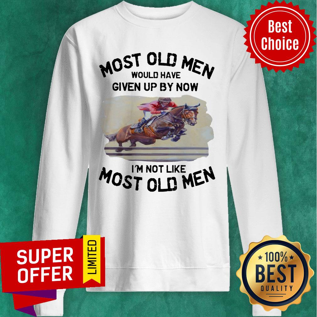 Most Old Men Show Jumping Horse Shirt - Image 4