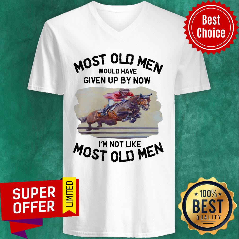 Most Old Men Show Jumping Horse Shirt - Image 2