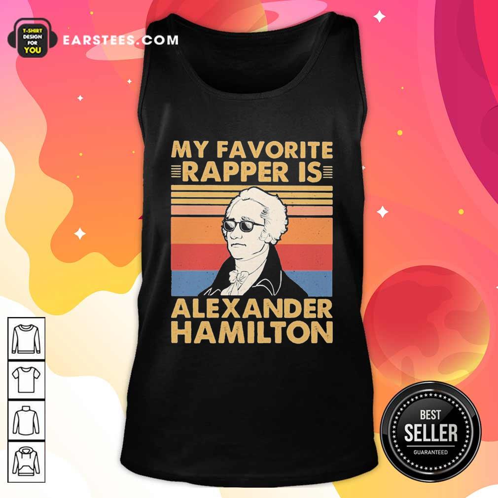 Premium My Favorite Rapper Is Alexander Hamilton Vintage Shirt - Image 4