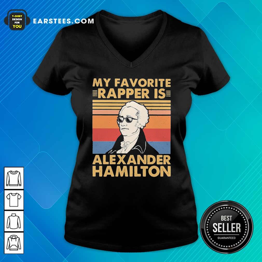 Premium My Favorite Rapper Is Alexander Hamilton Vintage Shirt - Image 3