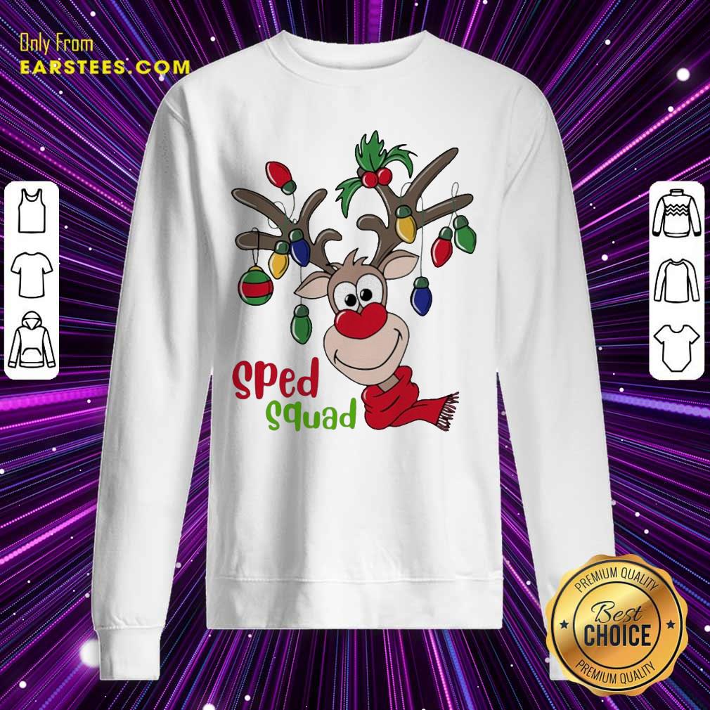 Nice Reindeer Sped Squad Christmas Shirt - Image 5