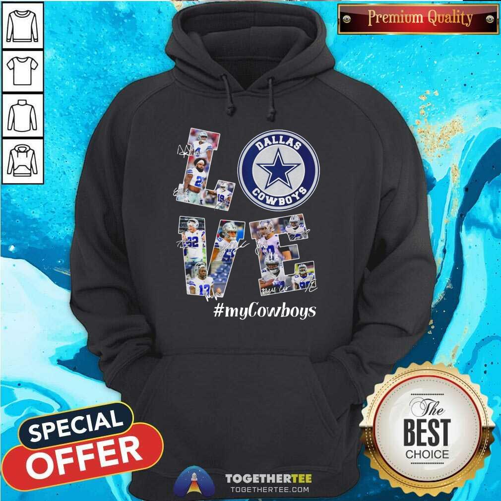 Pretty Love Dallas Cowboys #myCowboys Signatures Shirt - Image 5