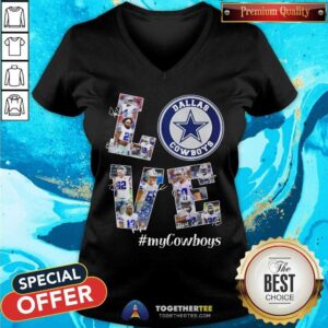 Alternative view of Pretty Love Dallas Cowboys #myCowboys Signatures Shirt