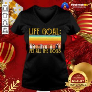 Alternative view of Premium Life Goal Pet All The Dogs Vintage Shirt