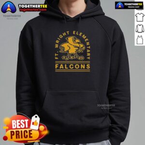 Alternative view of Awesome Ft Wright Falcons Gold Arch T-Shirt