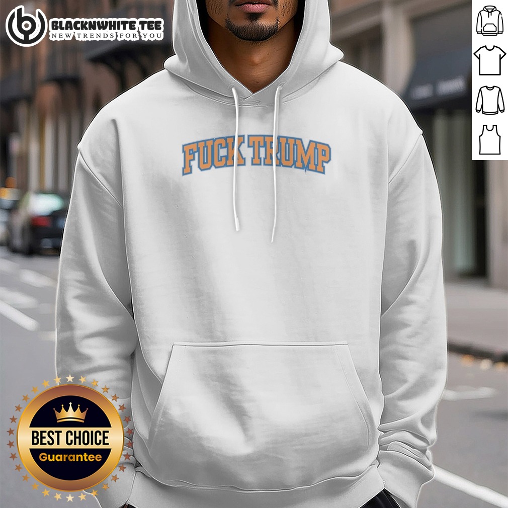 Hot Fck Trump Style New York Knicks Logo Shirt - Image 2