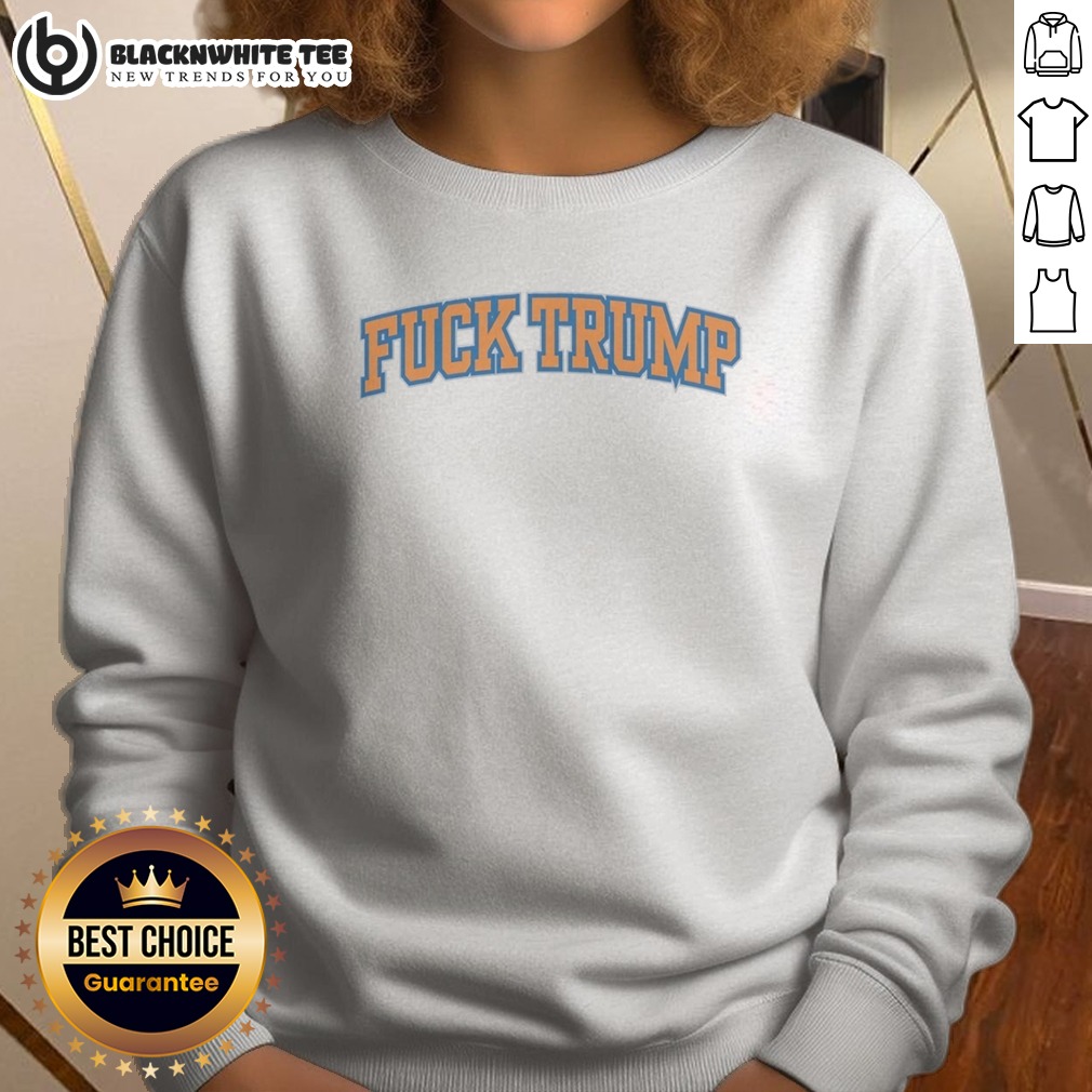 Hot Fck Trump Style New York Knicks Logo Shirt - Image 4