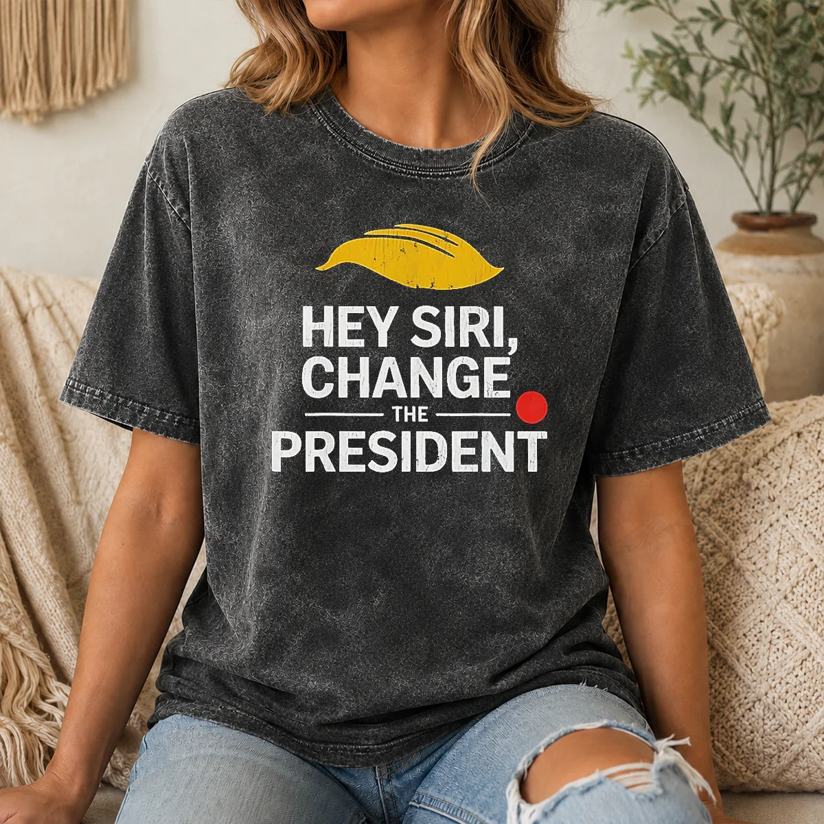 Hot Good Hey Siri Change The President US Shirt - Image 8