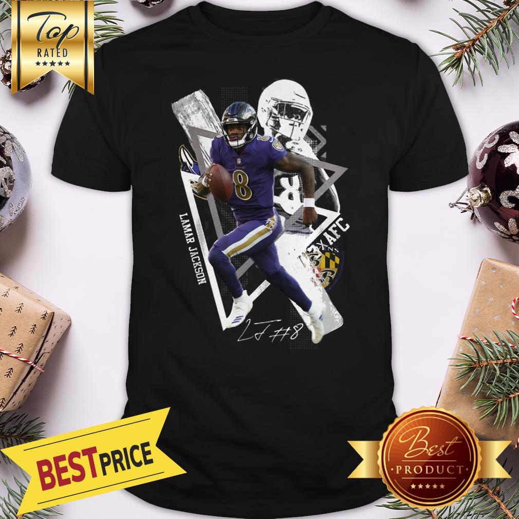 Official Lamar Jackson 8 AFC Signature Shirt