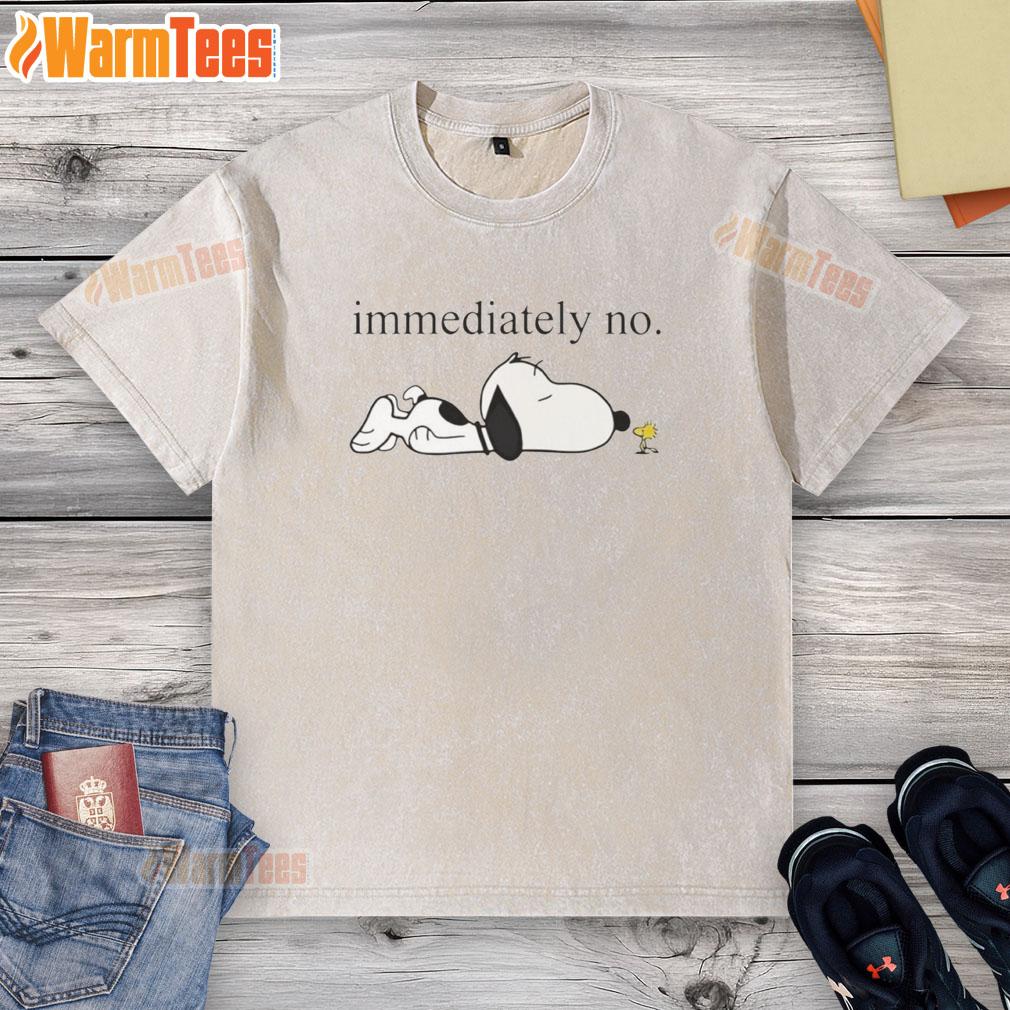 Good Immediately No Snoopy Woodstock T-Shirt - Image 6