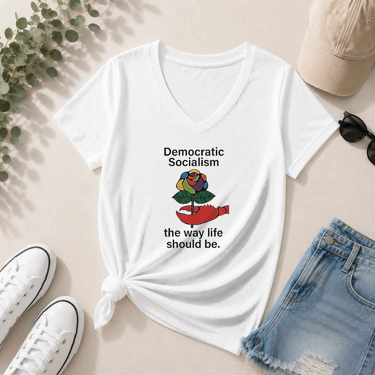 Hot Democratic Socialism The Way Life Should Be Shirt - Image 7