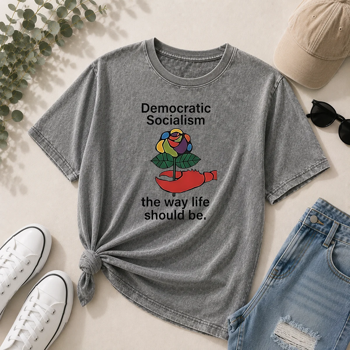 Hot Democratic Socialism The Way Life Should Be Shirt - Image 8