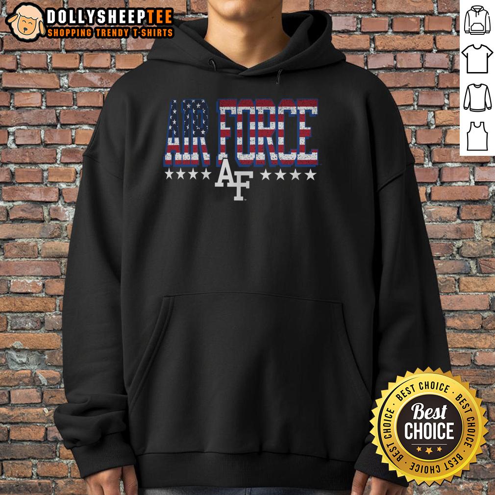 Good Air Force Falcons Tall Type Flag T-Shirt - Image 2