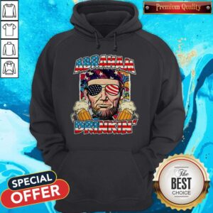 Alternative view of Abraham Lincoln Drinkin’ Beer 4th Of July America Shirt