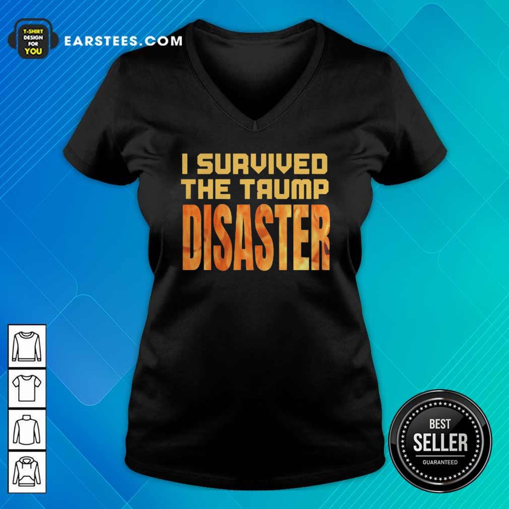 Pretty I Survived The Trump Disaster Election Shirt - Image 3