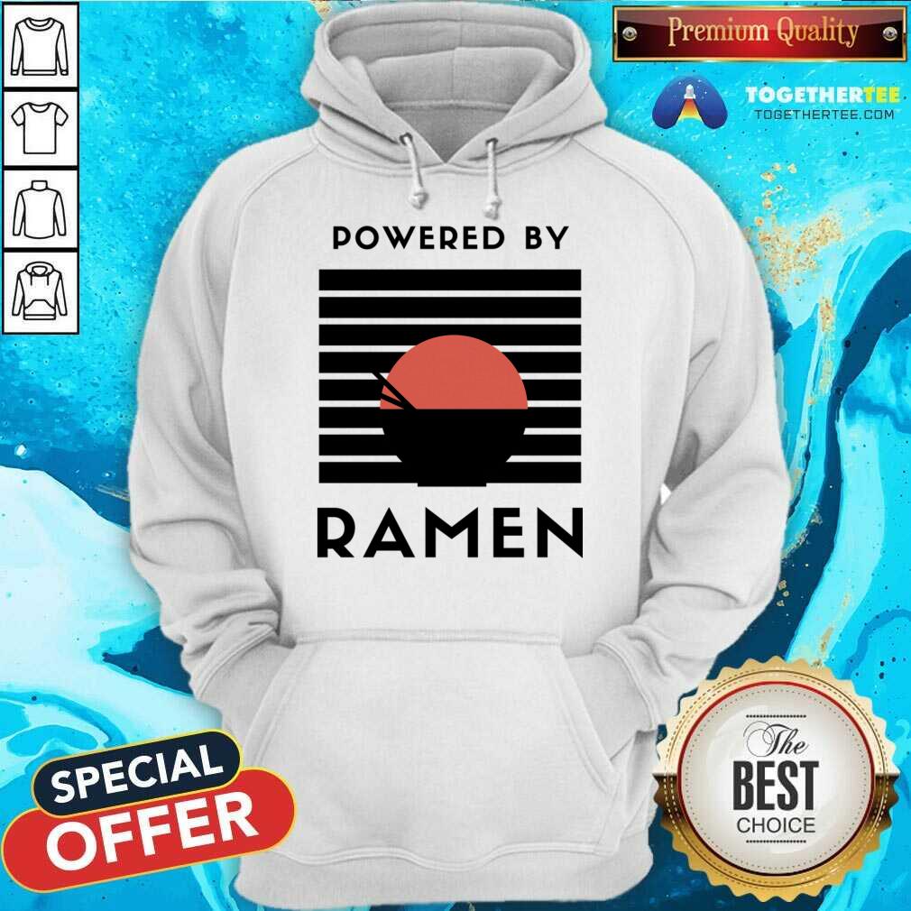 Powered By Ramen Japanese Anime Noodles Shirt - Image 4