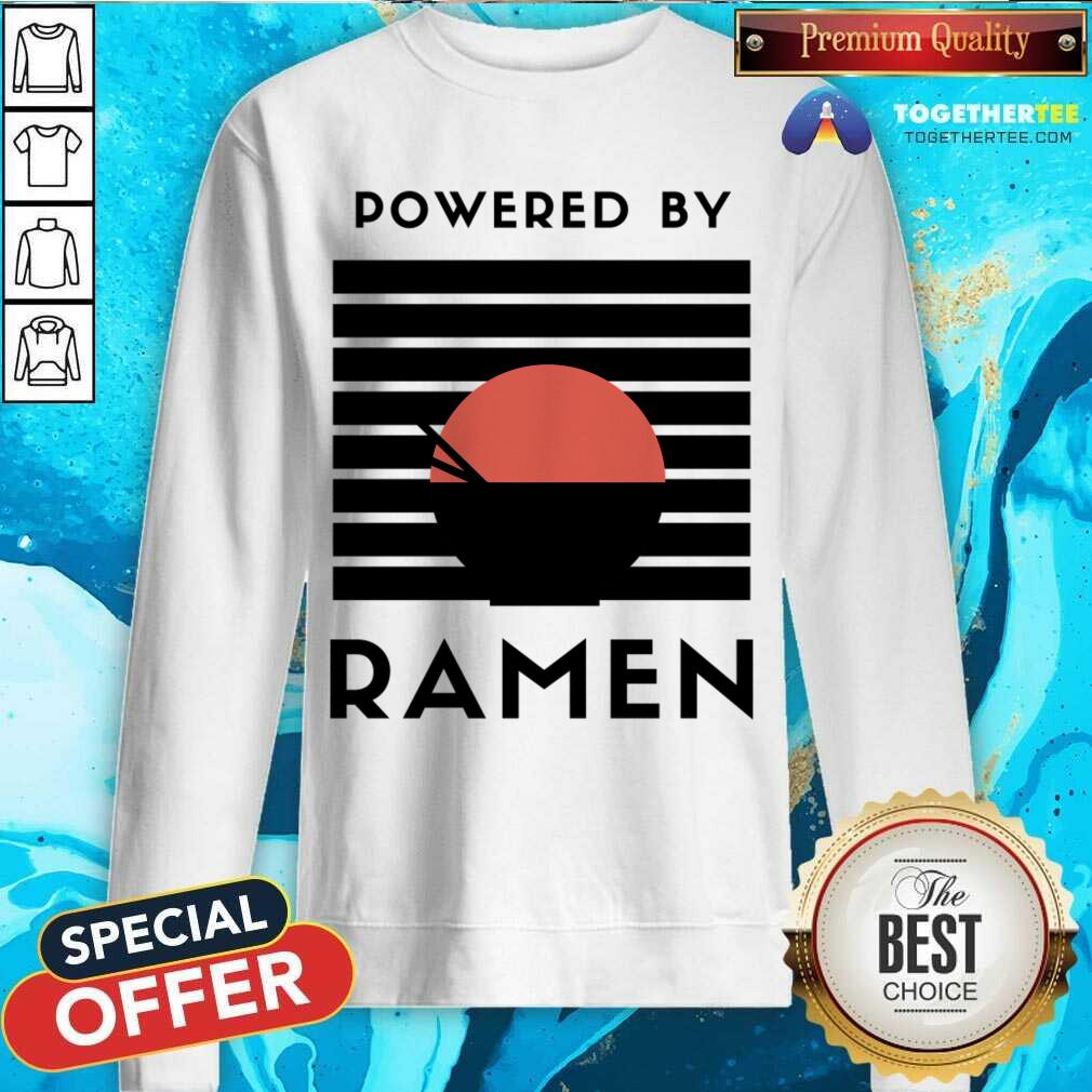 Powered By Ramen Japanese Anime Noodles Shirt - Image 3