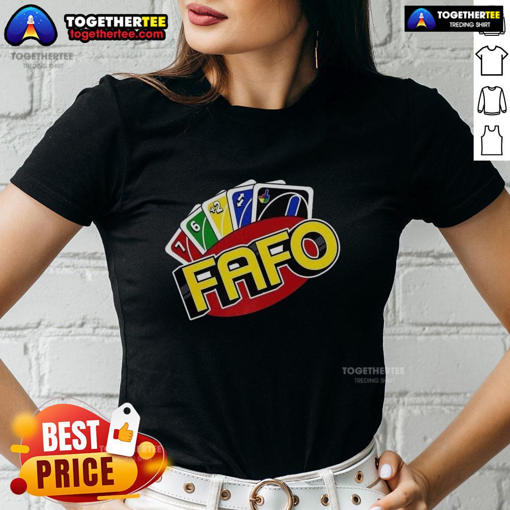 Good FAFO Wild Card Parody T-Shirt - Image 3