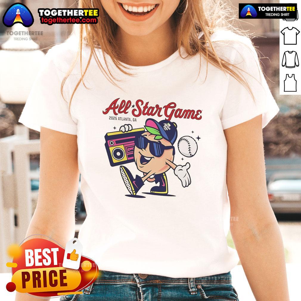 Nice MLB All-Star Game 2025 Atlanta GA Mascot T-Shirt - Image 3