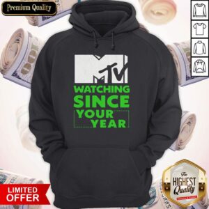 Alternative view of MTV Personalized Watching Since Your Year Shirt