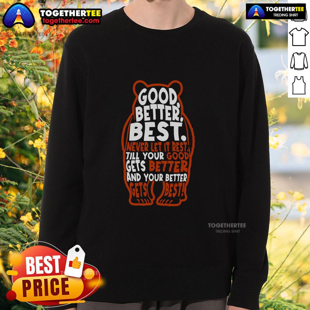 Funny Better Best Bears Sports Football T-Shirt - Image 5