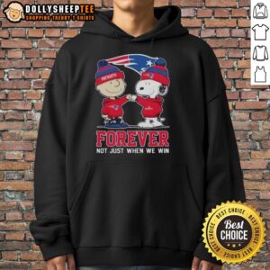 Alternative view of Top New England Patriots X Charlie Brown Vs Snoopy Forever Not Just When We Win T-Shirt