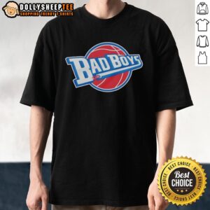 Official Detroit Pistons Basketball Bad Boys 2026 Logo T-Shirt