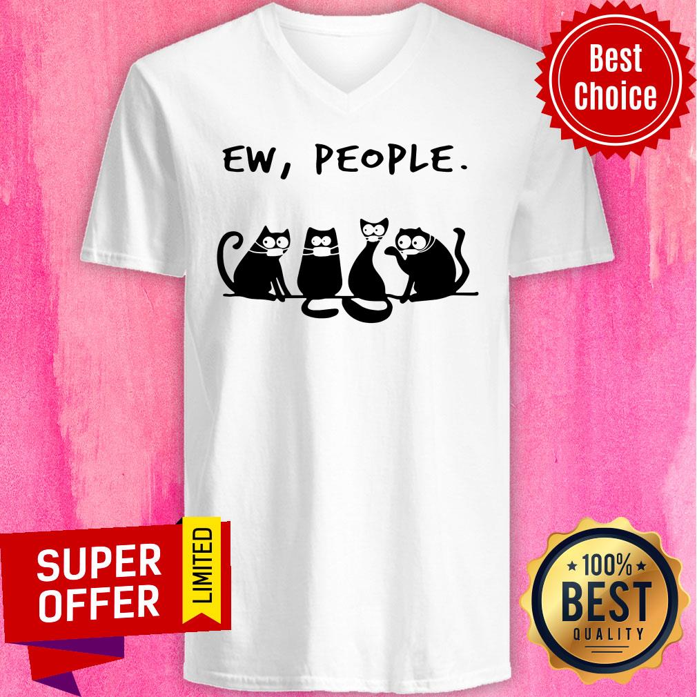 Funny Mask Black Cat Ew People Shirt - Image 4