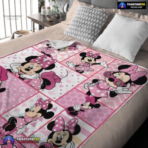 Alternative view of Official Disney Minnie Mouse And Friends Minnie Mouse Moods Blanket Customize Blanket